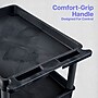 Luxor ENDURA XL 2-Shelf Utility Cart, Black (TC11-B)~#|#~0214245C-A182-4DAC-87BE994823BE9D4B_sc7
