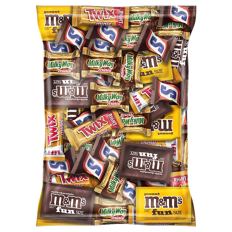 Mars Minis Assorted Milk Chocolate Favorites Variety Bag, 62.6 oz. (220-00016) image 1