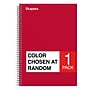Staples® 3-Subject Notebook, College Ruled, 138 Sheets, Color chosen at random (83360)~#|#~021D7AB5-DC5D-4AF9-A7D5DEE83260B8ED_sc7