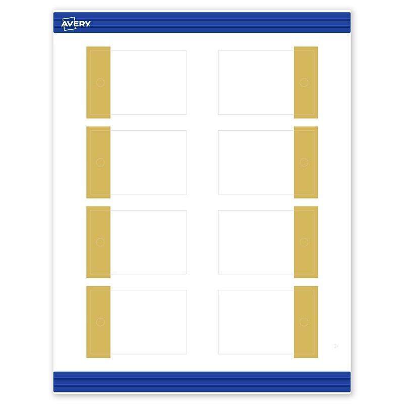 Avery  3" Blank Price & Merchandise Tags, White, 80/Carton (S00-DJW-PRMWT10) image 1