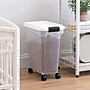 Iris 28 Quart Storage Container with Lid, Plastic, White (585099)~#|#~022AA152-E8C9-452D-8FE14FF88C4406E2_sc7