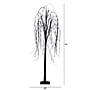 Nearly Natural 6' Pre-Lit Halloween Black Willow Artificial Fall Tree with 160 Orange and Purple LED Lights (T4755)~#|#~022CBCA0-C5A8-4DB3-B61835E1B44A88BC_sc7