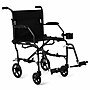 Medline Ultralight Transport Wheelchair, Fixed Desk Length, Black (MDS808200F3BK)~#|#~022D5DBB-DF38-449D-B637CB12AF86DEB0_sc7