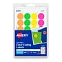 Avery Easy Peel Laser Color-Coding Labels, 3/4" Dia, Assorted Neon, 1,008 Labels/Pack (5474)~#|#~02315F14-0BF9-4069-B50C7D89D3F8CB63_sc7