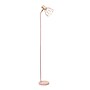 Simple Designs Farmhouse Fusion 55.91" Iron Floor Lamp with Round Shade, Light Pink (LF2019-LPK)~#|#~0232F596-6FB7-45D7-9856794FE80D5861_sc7