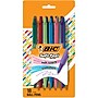 BIC Soft Feel Retractable Ballpoint Pen, Medium Point, 1.0mm, Assorted Ink, 18/Pack (SCSMAP18-AST)~#|#~0236AAC8-2032-4FC9-A169139FD0F21D1C_sc7