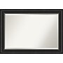 Amanti Art Ridge Black Frame Wall Mirror, 29.5" x 41.5" (A42674593656)~#|#~0236ED0C-C0E0-4BF8-A374B17AE4E9E5E0_sc7