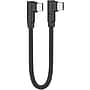 Alogic 25cm Elements Pro Right-Angle USB-C to Right Angle USB-C Cable, Black (ELPCCRA0.25-BK)~#|#~023A83D9-BB77-4B21-9AEADA1B342CD071_sc7