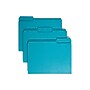 Smead File Folder, 1/3-Cut Tab, Letter Size, Teal, 100/Box (13143)~#|#~023A95A0-7695-486D-BE4709309A4EFA1B_sc7