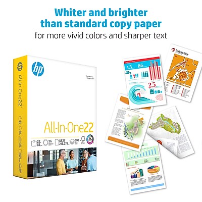 thumbnail image 2 of Standard 8.5x11 Copy Paper - 20lb Bright White 500 Sheets For Home Printers 2 of 5