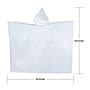 Travelon Rainwear Poncho, One Size Fits All, Clear (12215-850)~#|#~023FDB80-9F73-415A-A3A2BBFA2A14F74A_sc7