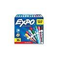 Expo Dry Erase Markers, Chisel Tip, Assorted, 36/Pack (2135174)