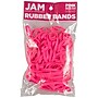 JAM Paper Colored Multi-Purpose #33 Rubber Bands, 3.5" x 0.125", Non-Latex, Pink, 100/Pack (333RBPI)~#|#~024EF29E-A141-4CC1-B8B6517A03A727C0_sc7