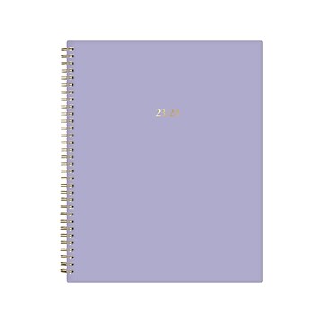 2023-2024 Blue Sky Travel Write Draw 8.5" x 11" Academic Weekly & Monthly Planner, Lavender (142623)