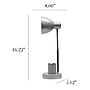 Simple Designs Sleek Essentials LED Desk Lamp, 16.22", Silver (LD1076-SLV)~#|#~0252EF14-E436-4EAE-A726B725998AB6CF_sc7