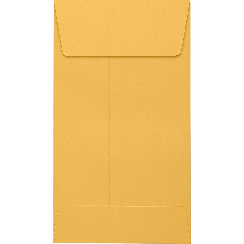 LUX #5 1/2 Kraft Coin Envelopes (3 1/8 x 5 1/2) 250/Pack, 24lb. Brown Kraft (95000-250) image 1