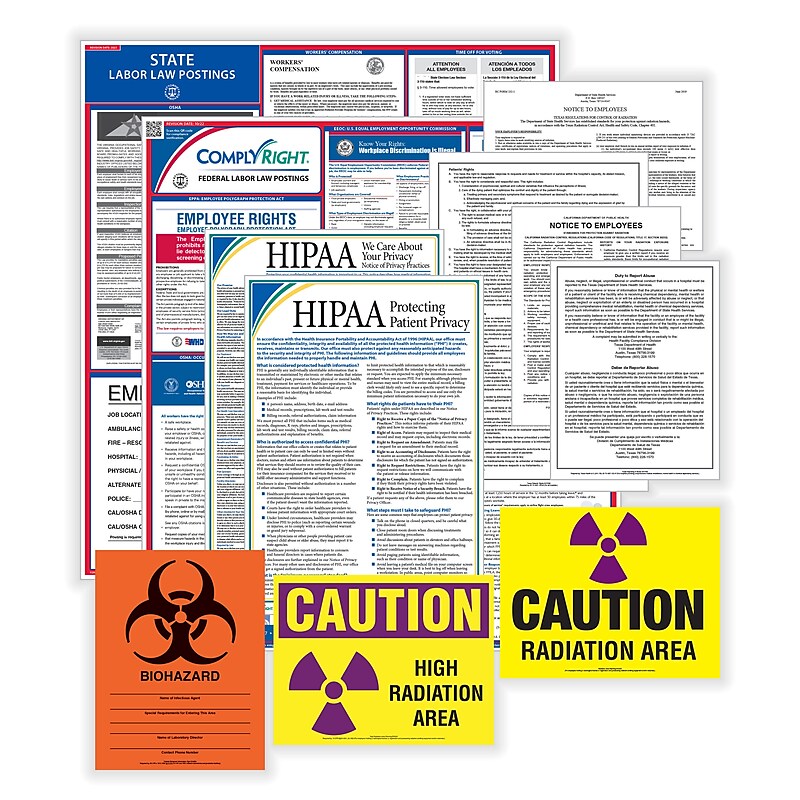 ComplyRight Federal, State and Healthcare (English) Labor Law Poster Set, Minnesota (E50MNHLTH) image 1