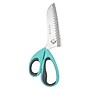 Westcott Kitchen Line 9" Titanium Kitchen Pizza Scissors, Pointed Tip, Teal (00825)~#|#~0253BEA4-CAD1-46BA-8463CBAD2DAB7098_sc7