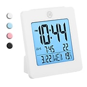 Marathon Digital Alarm Clock, White (CL030050WH)