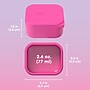 bentgo Kids Snack Container, Lavender/Hot Pink, 2.6 oz. (BGKDCHSC-LP)~#|#~02597C8A-E843-4AED-BAEEA9AFB5813ECC_sc7