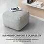 Anji Mountain Cherokee Arctic Fabric Rectangular Pouf Ottoman (AMBPF076-2014)~#|#~025AA1E6-28DD-4CC9-84F68568D628CA1E_sc7