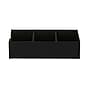 Household Essentials 3-Compartment Drawer Organizers, Black Linen, 2/Pack (7676-1)~#|#~025ACEAC-CAE5-45AF-9487FCB88766E206_sc7