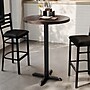 Flash Furniture Bennett 30" Round Wooden Commercial Indoor Table, Dark Brown Top/Black Base (GSFRD30DBT2222B)~#|#~025BE99E-0022-4AFE-803B250D27587687_sc7
