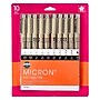 Sakura Pigma Micron Pens, Black, 10/Pack (SAK50059)~#|#~0262CD59-E73F-43AB-A23DA5D9DF6BB5C4_sc7