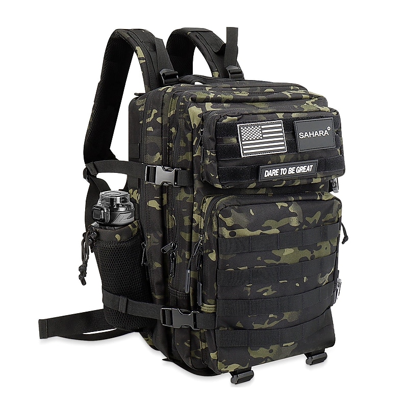 SaharaCase Raider Laptop Backpack, Large, Black Camo (LT00091) image 1