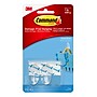 Command Small Hooks, 1 lb., Clear, 2/Pack (17092CLR-ES)~#|#~0267DE2A-6DA8-4DC4-B14F393DAD540E5F_sc7
