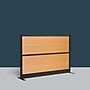Luxor Beechwood 2-Panel Room Divider, 48"H x 70"W, Beech Grain (PPWL013)~#|#~026E4A69-81E7-4A7F-A31B2D1F9620E58D_sc7