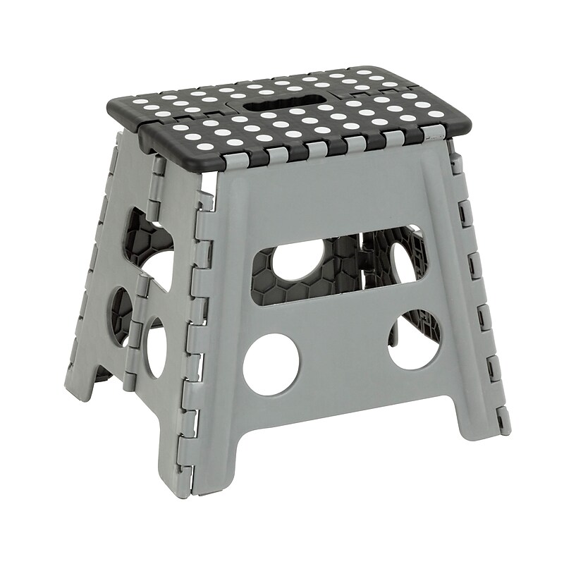 Honey-Can-Do 1.07'H Plastic Step Stool (TBL-09268) image 1