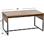 Household Essentials Wrap 35"W x 20"D Laminate Coffee Table, Hickory/Black (8272-1)~#|#~0271995C-B05A-4B07-B238D7129B9B9787_sc7