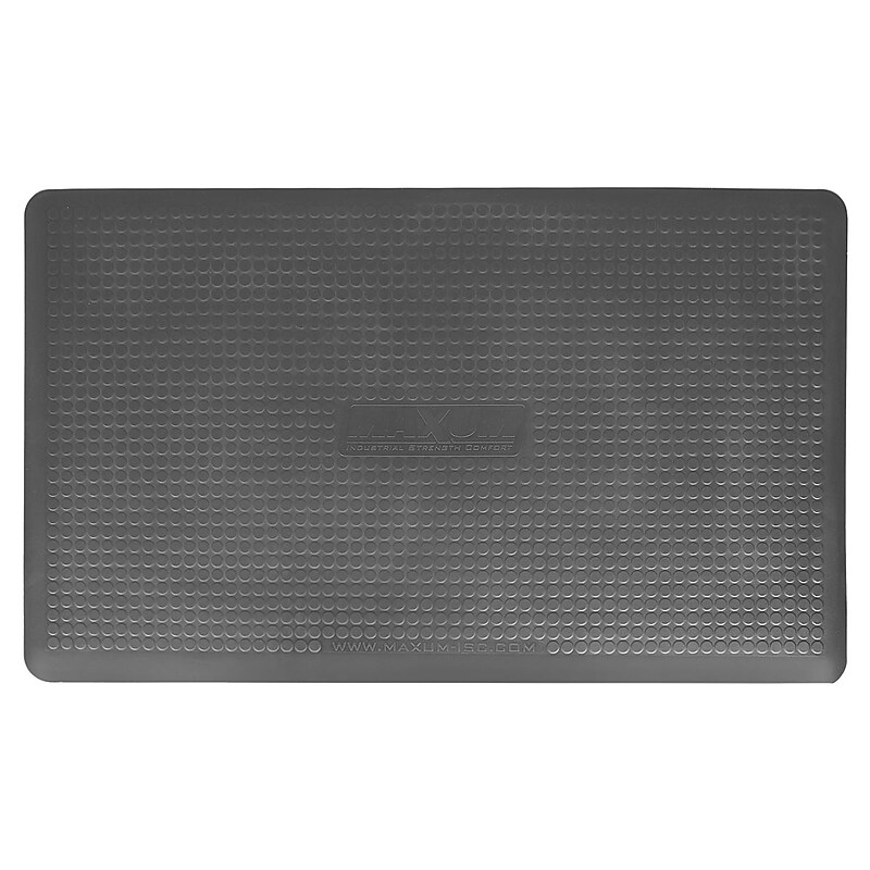 Smart Step Maxum Polyurethane Anti-Fatigue Mat, 60" x 36", Gray (MX53-GRY) image 1