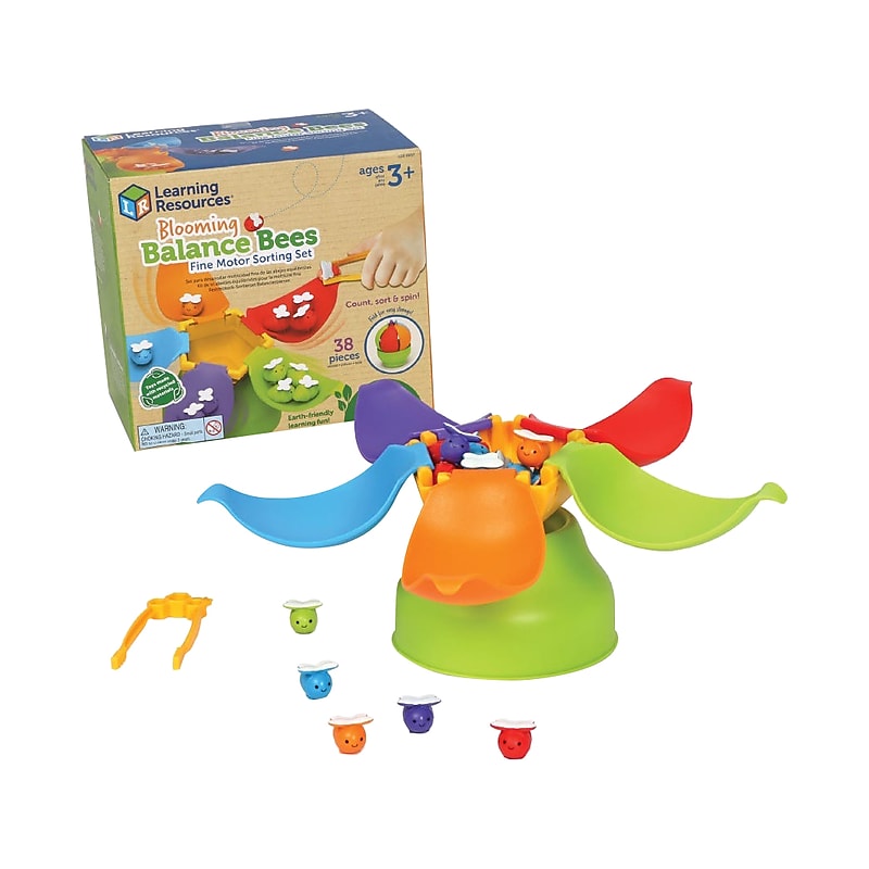Learning Resources Blooming Balance Bees Fine Motor Sorting Set (LER3607) image 1