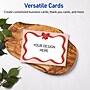 Avery Gold-Pink Bow General Use Blank Cards, White, 20/Pack (S00-FFK)~#|#~027BA291-787C-4E69-9805B77C4E8C12F9_sc7