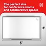 TRU RED™ Magnetic Porcelain Dry Erase Board, Gunmetal Frame, 5' x 3' (TR61186)~#|#~027BB0A7-815E-43E6-A1603DE21FE38B58_sc7