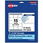 Avery Laser/Inkjet Multipurpose Rectangle Labels, 2" x 2.625", White, 225 Labels/Pack (94235)~#|#~028352DA-4EB4-4146-9E779D6DEAFD01F0_sc7