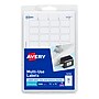 Avery Easy Peel Laser/Inkjet Multipurpose Labels, 1/2" x 3/4", White, 1,008 Labels/Pack (5418)~#|#~028943B4-95F0-4061-A18376989BB816F6_sc7