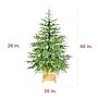 Fraser Hill Farm 4' Real Feel Pre-Lit Artificial Christmas Trees (FFRF048P-5MGR)~#|#~028D3747-F2AE-49BB-83D14D75624023CE_sc7