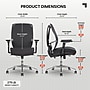 Sharper Image Flex Back Ergonomic Mesh Swivel Task Chair, Dark Gray (60118-DGRY)~#|#~029747F3-E4C1-44B8-96A8B7C346D7E9A5_sc7