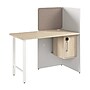 Bush Business Furniture Hustle 48"W Cubicle Workstation, White/Natural Elm (HUCB248WHNE)~#|#~0297BE69-BB78-4AF5-AB5BA3C6E12CCA48_sc7
