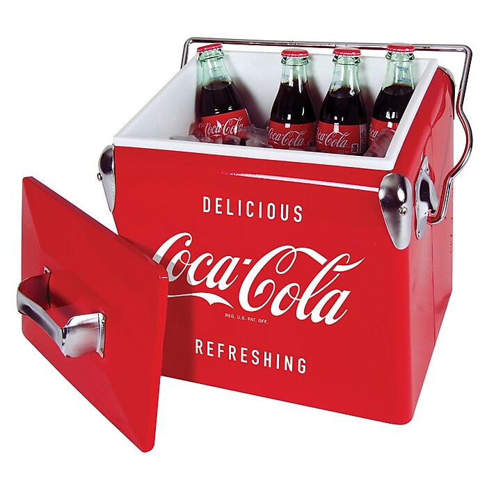 Coca-Cola Vintage Ice Chest, 13 Liter, Retro Vintage (CCVIC