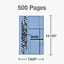 Adams Record Book, 8.30" x 12.60", Blue, 500 Sheets/Book (ARB712CR5)~#|#~02995E64-4E7E-468A-8016E08AE653C2E8_sc7