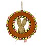 National Tree Company 16" Floral Wreath with Bunny Head Center (EG79-21MD105-1)~#|#~029AA317-8FBD-45B2-A4939894C5071E23_sc7