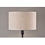 Adesso Nigel 61"H Black Floor Lamp with Off-White Linen Shade (4358-01)~#|#~029B773F-EEAA-4373-B94887E3FD78A801_sc7