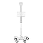 Viva Comfort Steel Welch Allyn 4400 Vital Signs Monitor Steel Mobile Stand with Storage Basket, White (ADIME911-01-MK)~#|#~029D4840-BB2D-45B3-BFB2F1AFA96C10DB_sc7