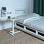 Mount-It! Foldable Rolling Overbed Table, 26.75"W, White (MI-8046)~#|#~029E772B-F45A-45DB-A9C2DC576A9EC70B_sc7