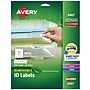 Avery Sure Feed Laser/Inkjet ID Labels, 1/2" x 1-3/4", White, 2,000 Labels/Pack (6467)~#|#~029EA1D3-0737-484D-8584D351D38C36B4_sc7