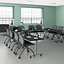 Correll 72"W x 30"D Adjustable Foldable Rectangular Training Room Table, Laminate, With Wheels, Black Granite~#|#~02ADEACE-44FA-40DA-BAADE0E58B5E1576_sc7